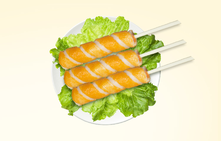 鱼籽烧串